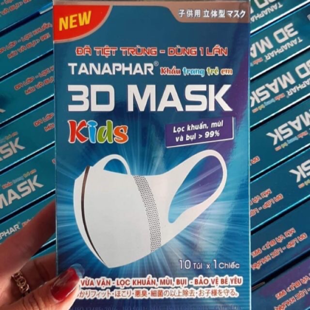 KHẨU TRANG 3D MASK KID HỘP 10C