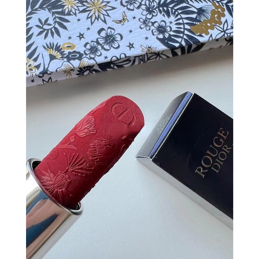 Son Môi Dior 2022 Màu Xanh Dương Vàng 999/720/100 Phiên Bản Mùa Xuân Giới Hạn