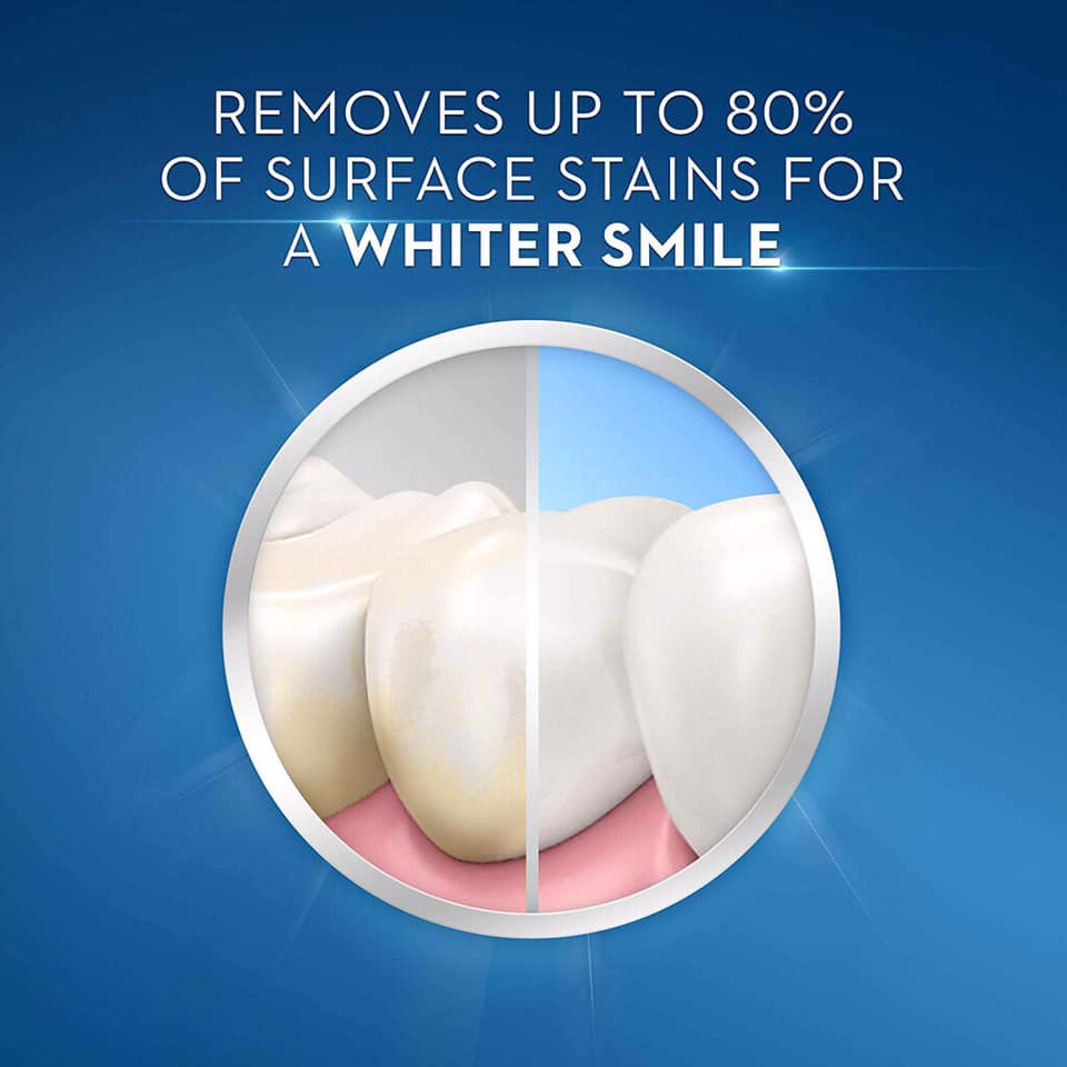 Kem đánh răng CREST 3D WHITE ADVANCED TRIPLE WHITENING trắng răng