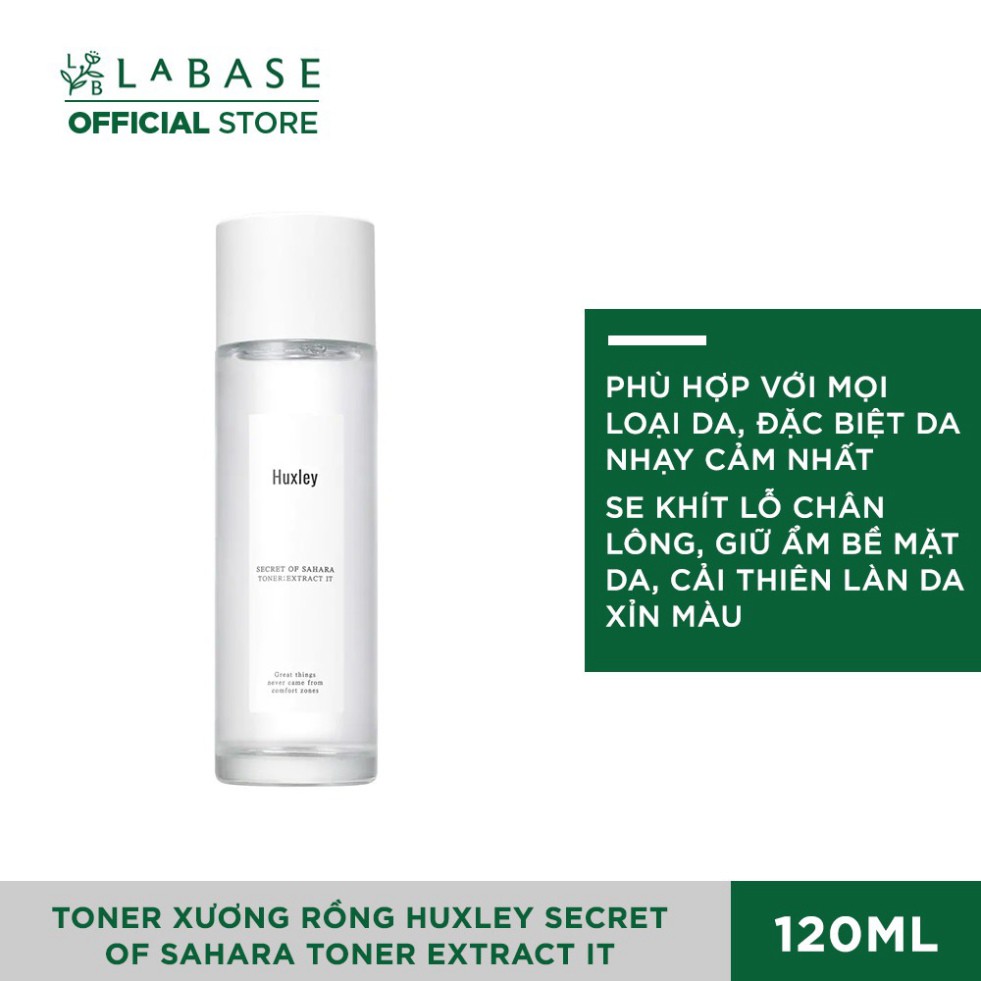 Nước Cân Bằng Chiết Xuất Xương Rồng Huxley Toner - Extract It 120ml - Huxley Secret Of Sahara Toner A59