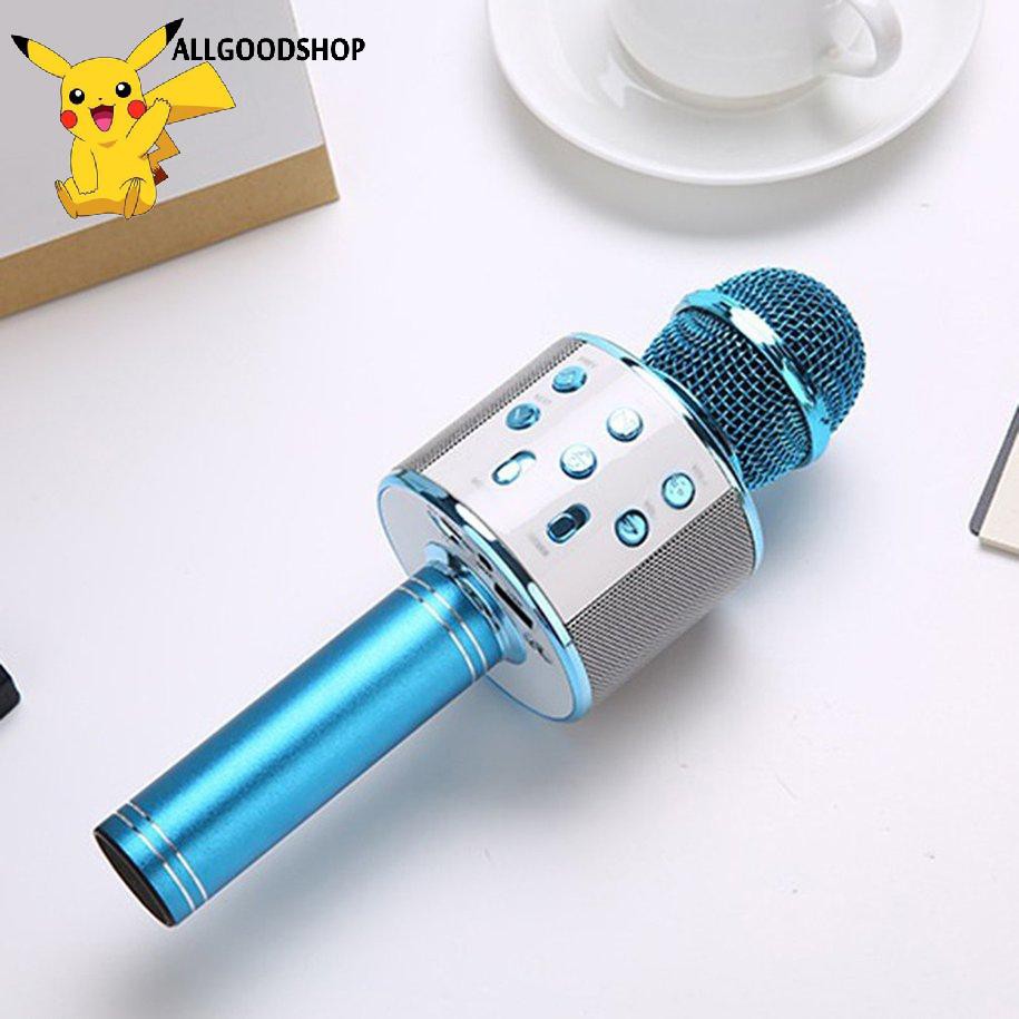 ⚡Micro Karaoke Bluetooth Kiêm Loa Không Dây, Âm Thanh Cực Hay, Micro Bắt Giọng, Kết Nối Usb