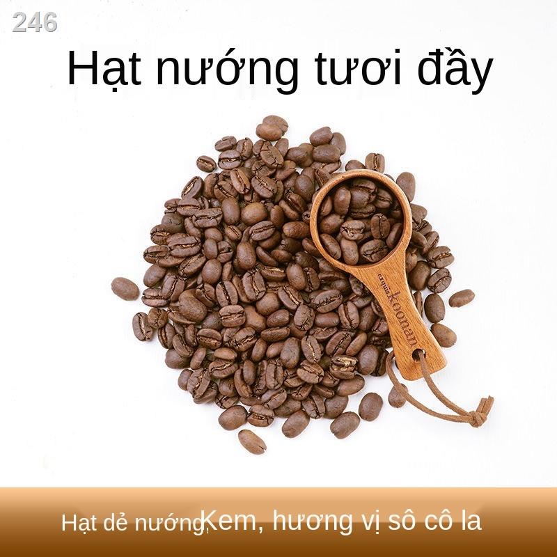 【HOT】Hạt cà phê espresso, bột đen mới rang, xay, giải khát 454g