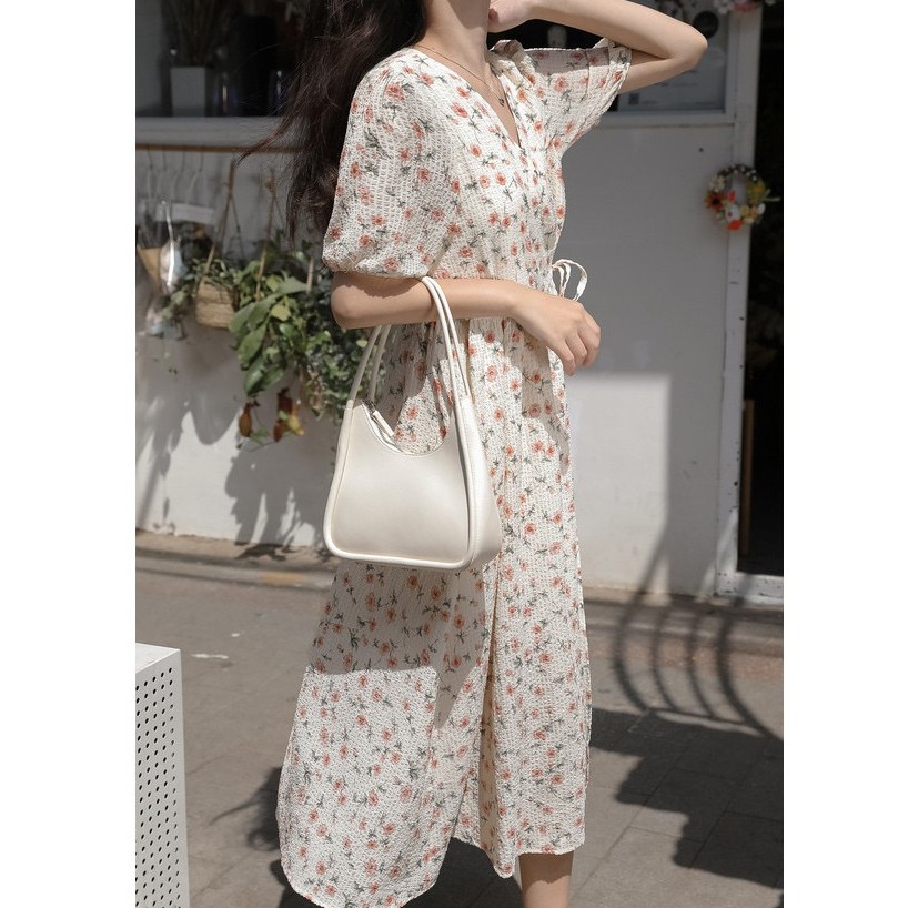 Đầm Adel Flower Dress - kèm ảnh cận chất vải