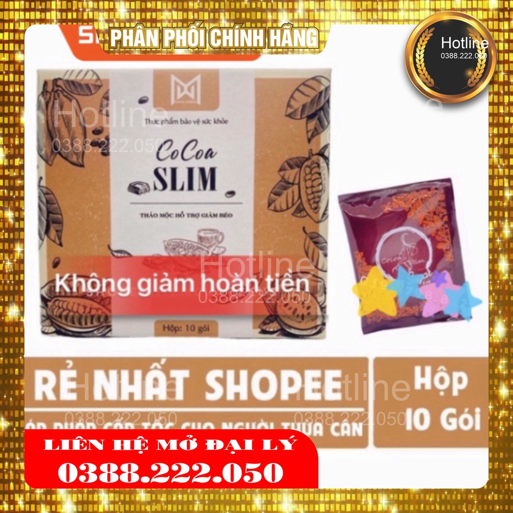 1 HỘP GIẢM CÂN COCOA SLIM chính hãng