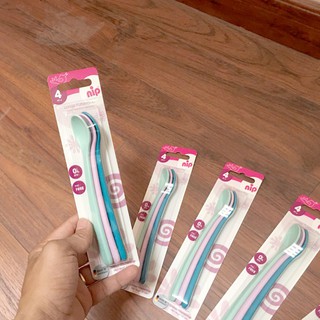 Vỷ 3 thìa ăn dặm cán dài Nip