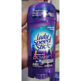 Lăn khử mùi nữ Lady Speed Stick 65g US - Invisible Dry Powder Fresh new (Mỹ)