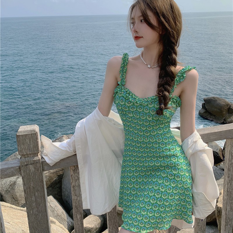 Đầm Ôm In Hoa Phong Cách Hàn Quốc Gợi Cảm Cho Nữ | BigBuy360 - bigbuy360.vn