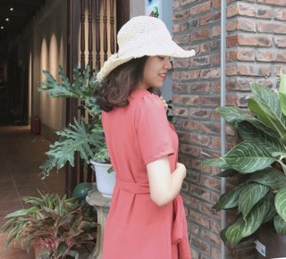 Váy lụa thắt eo ( chất đẹp)