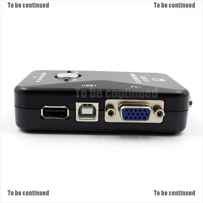 Bộ Chuyển Đổi Akin / 2 Cổng Usb Vga Kvm Cho Chuột Và Bàn Phím Máy Tính