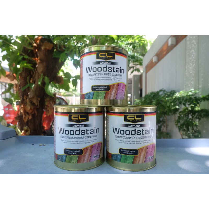 Sơn gỗ lau tay gốc dầu wood stain mã 501 - 521 (kèm bảng màu) lon 800gr, công ty Creative Life - LUMY Wood Decor
