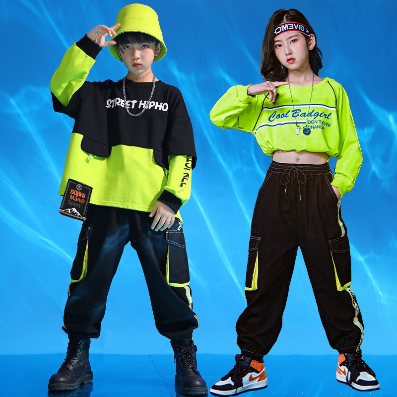 Áo Khoác Nhảy Hip-Hop Đường Phố Thời Trang Mùa Thu Cho Bé Trai Và Bé Gái A3