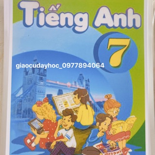 Flashcard Tiếng anh lớp 7 chương trình bộ giáo dục- kì 1,2
