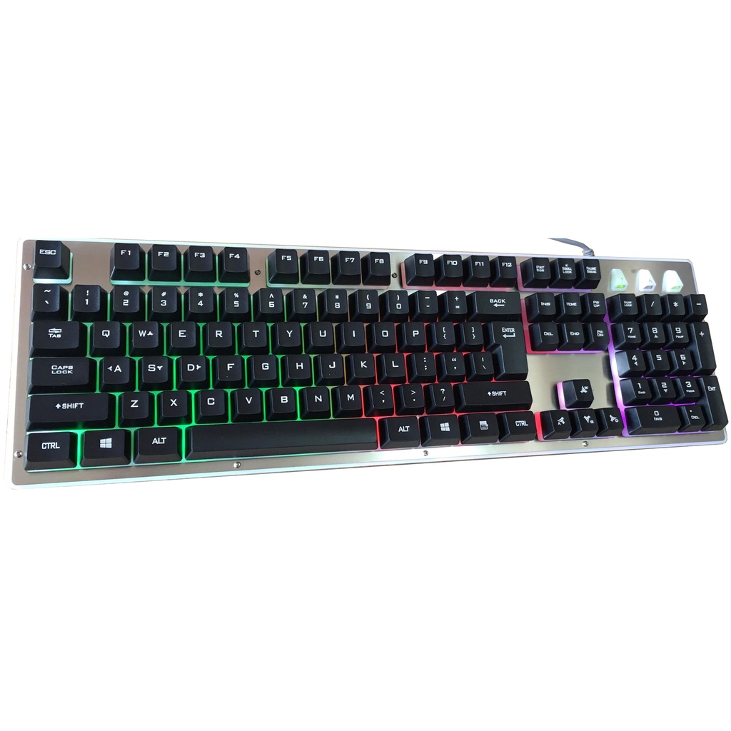 Bàn phím Giả cơ máy tính Bloody Hp K300 G21B Gaming chơi game, văn phòng cực xịn led RGB