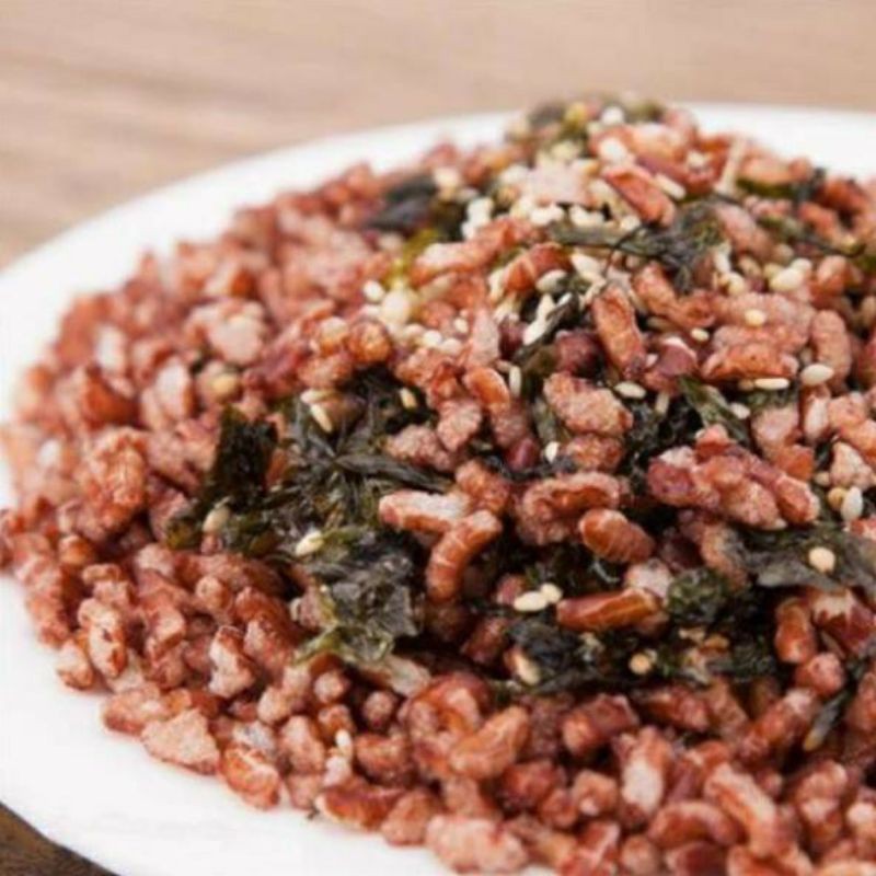 1 kg GẠO LỨT SẤY RONG BIỂN GIÒN NGON ĐÓNG TÚI ZIP GIÒN THƠM NGON