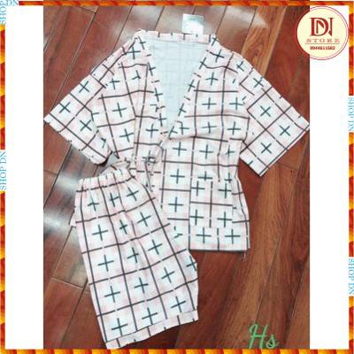 Bộ áo ngủ Fijama mặc nhà phong cách yukata nhật bản siêu đáng yêu cho nữ