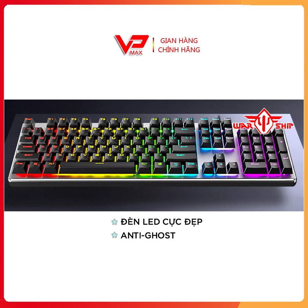 Bàn phím Giả cơ máy tính Bloody Hp K300 G21B Gaming chơi game, văn phòng cực xịn led RGB