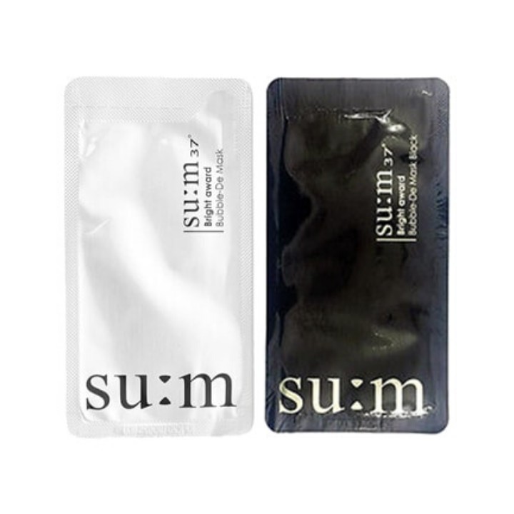 Mặt nạ sủi bọt thải độc Sum 37 Bright Award Bubble De Mask Hàn Quốc [Sẵn hàng] | Thế Giới Skin Care