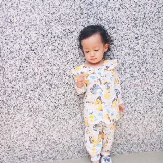 Pijama lụa thô mềm in hình phối ren