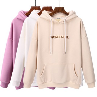 Áo Hoodie Nữ ❤️FREESHIP❤️ - Áo Hoodie Form Rộng Tay Dài Đơn Giản