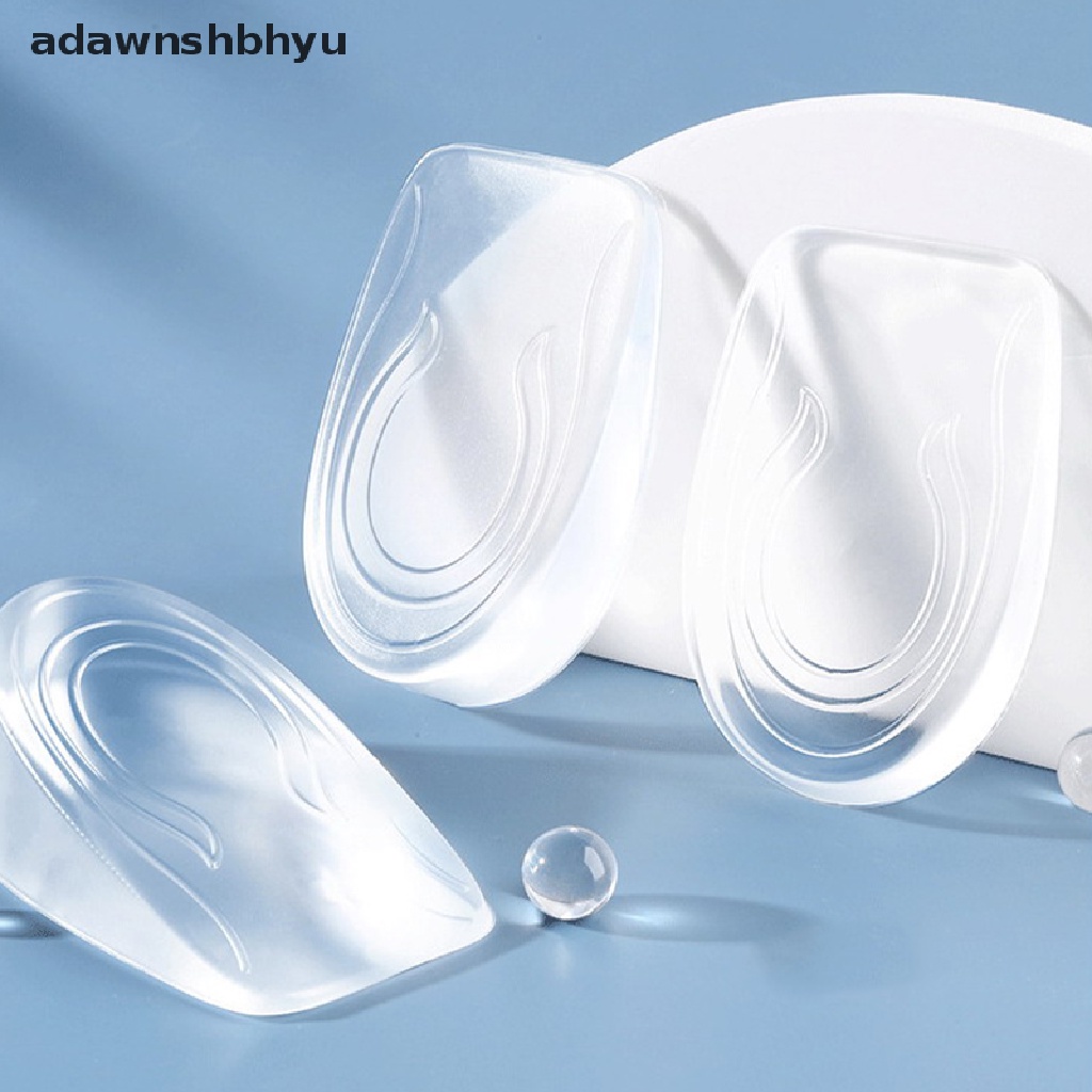 1 Cặp Đệm Silicone Gel Lót Giày Tăng Chiều Cao Co Giãn Hỗ Trợ Giảm Đau Cho Unisex
