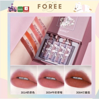 Set 4 thỏi son Mansly hình hoa - nội địa trung