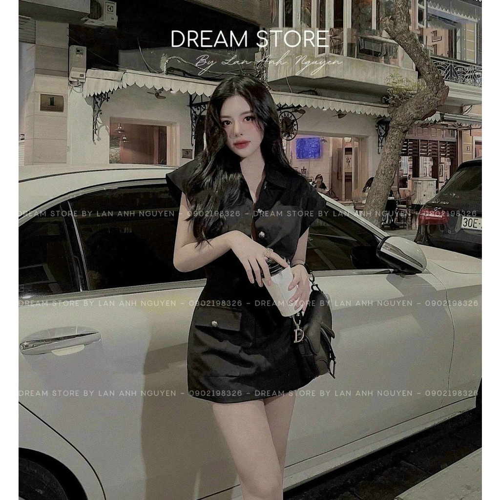 Set Bộ Đi Chơi Áo Sơ Mi Kèm Chân Váy Mini Phong Cách Hiện Đại Chất Liệu Tuyết Mưa Thời Trang Nữ Xm Minh Phúc