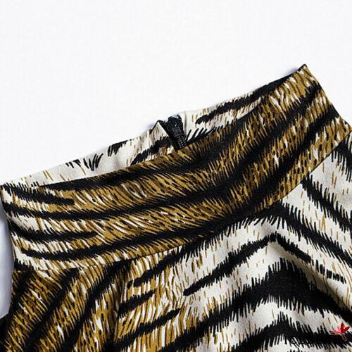 Bộ đồ áo tay dài liền quần họa tiết da báo cá tính cho nữ