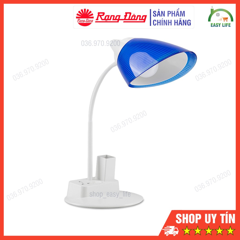 [Có Ổ Cắm]Đèn Bàn LED Chống Cận Có Ổ Cắm Cao Cấp Rạng Đông DB-RL-40