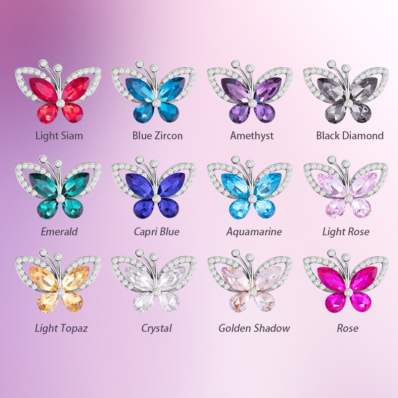 Hạt Pha Lê Hình Bướm Dùng Để May Trang Phục / Trang Sức / halloween / Giáng Sinh