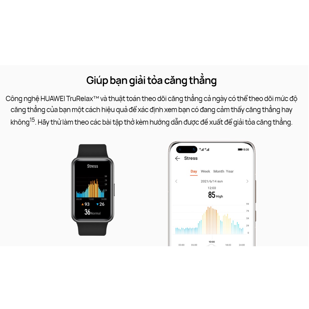 [Huawei Watch Fit ] Đồng hồ thông minh Huawei Watch Fit - Bản quốc tế. Có Tiếng Việt