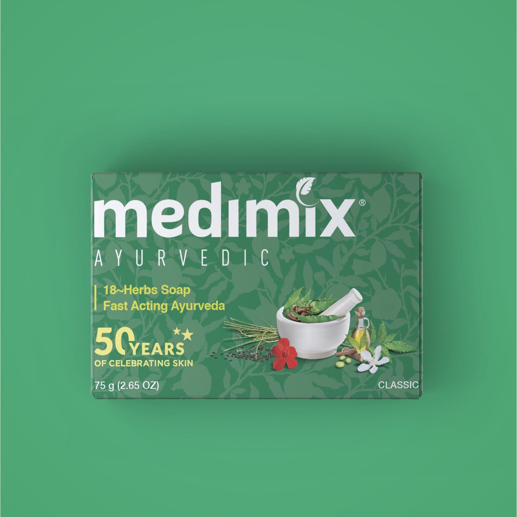 Set 9 xà phòng Medimix 18 loại thảo dược 125g/bánh Tặng 1 xà phòng 125g