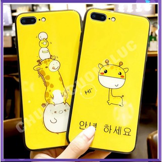 [HOT] Ốp Lưng Kính Cường Lực Giraffe