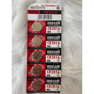 Vỉ 5 viên Pin Maxell CR2016