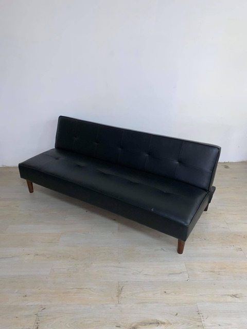 Sofa Bed - Sofa Giường màu đen da