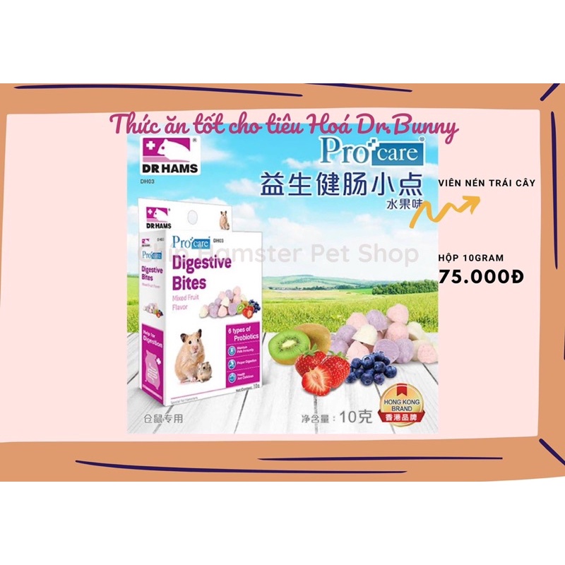 Viên thức ăn tốt cho tiêu hoá [ 10g/hộp ]