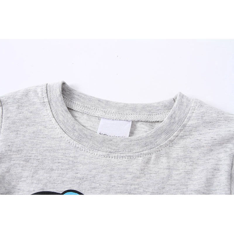 Bộ Đồ Ngủ Cotton Tay Dài In Hình Chuột Minnie Thời Trang Xuân Thu Cho Bé Gái