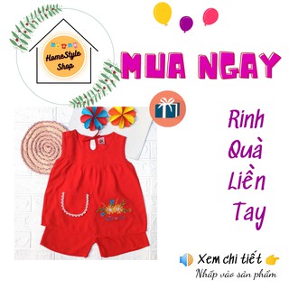Đồ bộ bé gái 15-18 kg - bộ tole lanh cánh tiên miss you