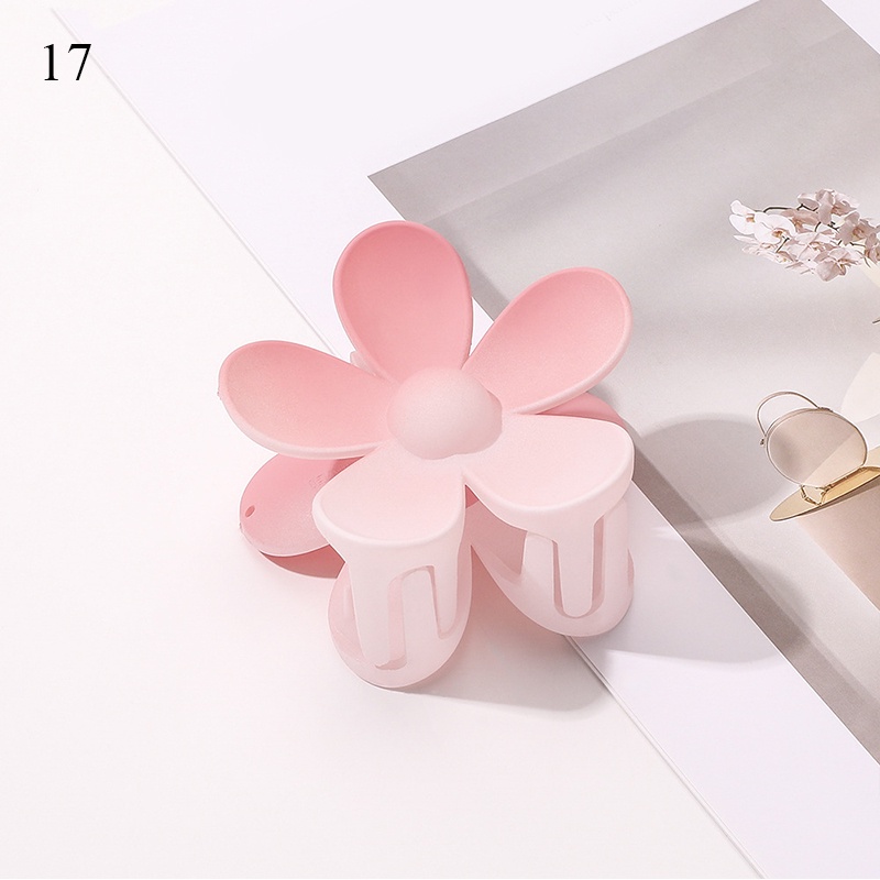 Kẹp Tóc Hình Cá Mập Màu Hồng Hoa Anh Đào Thời Trang Cho Nữ