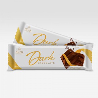 Socola thanh 40g Đen (65%) | Henk Chocolate