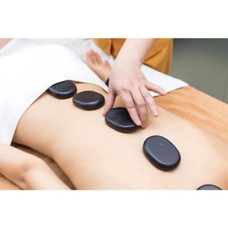 Đá Nóng Massage Oval 8x6 và 8x8cm