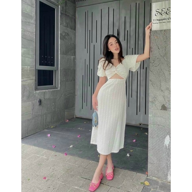 Đầm soắn ngực maxxi bigsize 55kg-95kg🎀🎀🎀