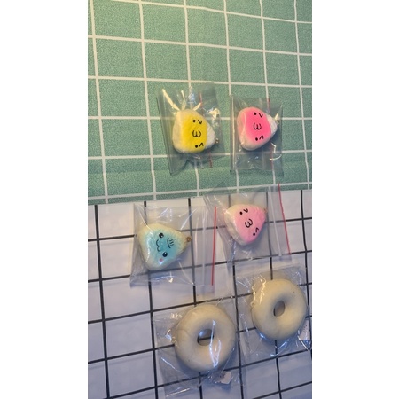 Squishy cơm nắm bánh donut tròn