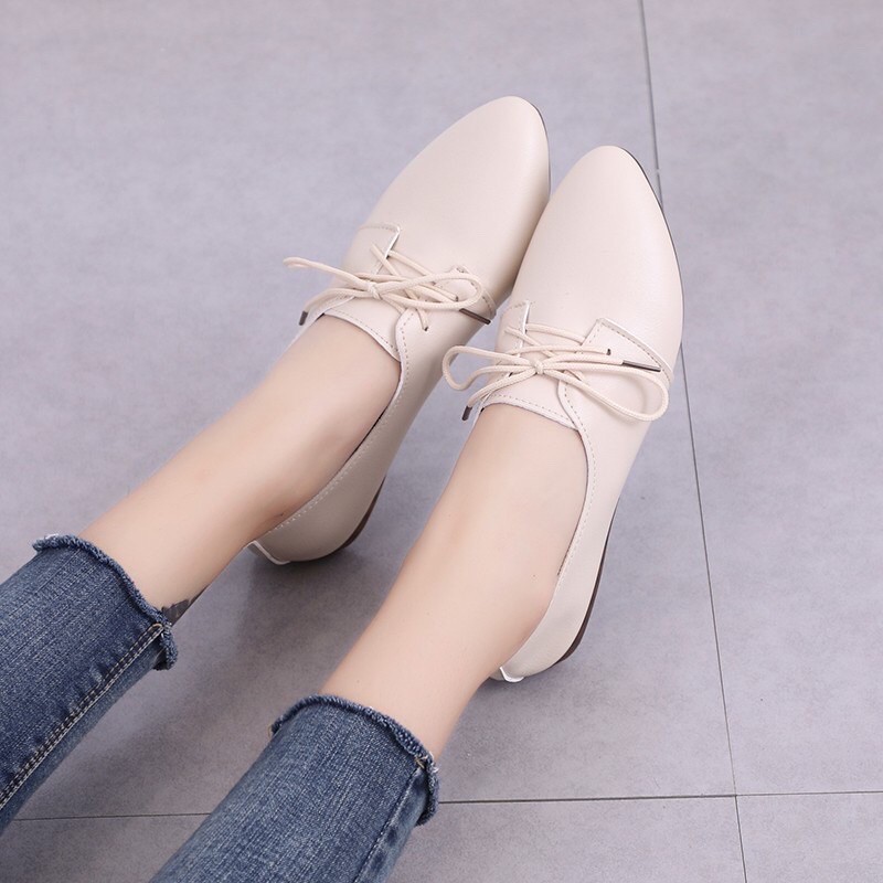 Giày oxford nữ da siêu mềm