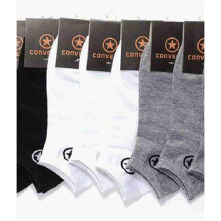 COMBO 10 ĐÔI TẤT NAM CONVERS CỔ NGẮN CAO CẤP