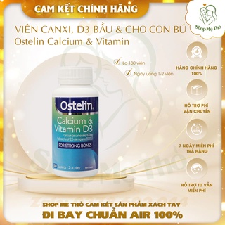 Canxi bầu Ostelin Calcium & Vitamin d3 bổ sung Canxi, D3 cho bà bầu, mẹ cho con bú