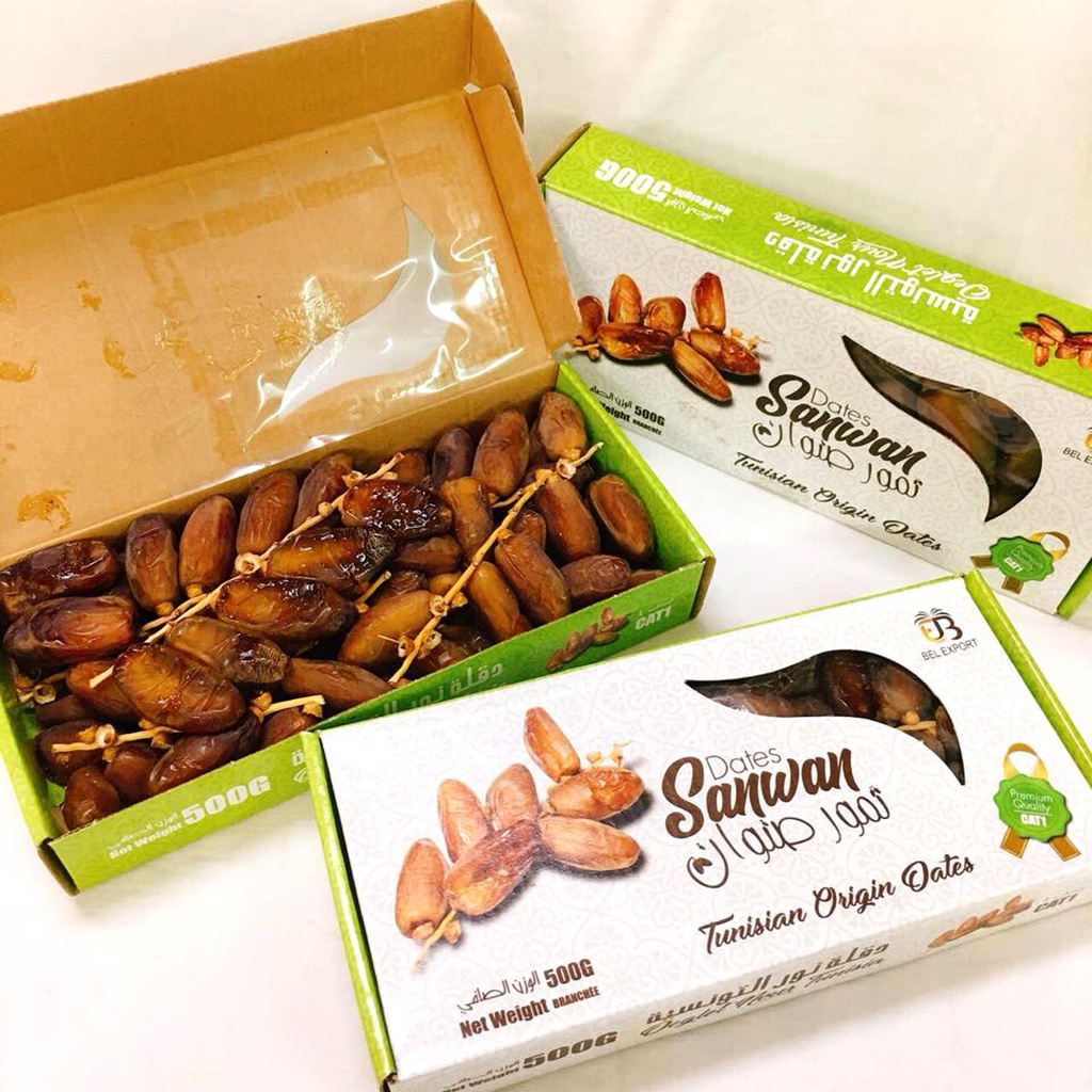 [Mã 254FMCGSALE giảm 8% đơn 500K] Quả Chà Là (Hộp 500g), Chà là Sấy khô nguyên cành, nhiều chất xơ - BeeNut