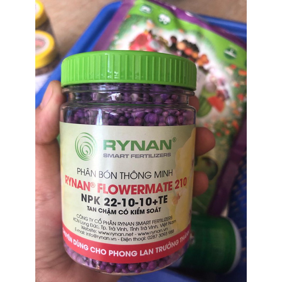 Combo 5 Hủ Phân Tan Chậm Rynan 150g - Phân Bón Thông Minh - Rynan Flowermate