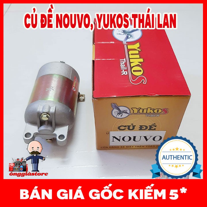 Bộ tụ đề Nouvo, củ đề cho xe Nouvo chính hãng Yukos Thai R PT78