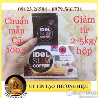 Cà phê hòa tan, 3in1, idol slim coffee, cà phê mẫu cũ, 1 hộp 10 gói x 15g