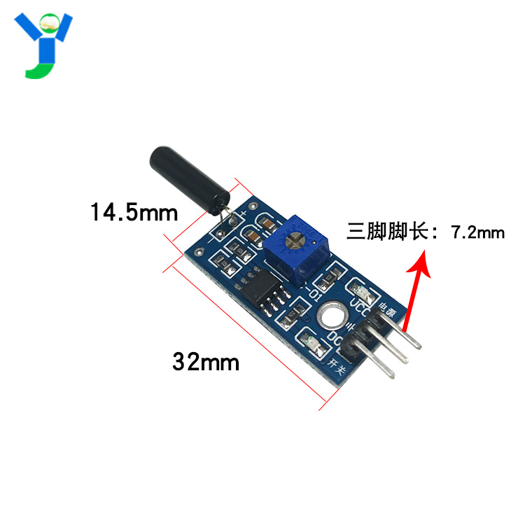 Mô-đun cảm biến góc nghiêng 3 chân pin SW-520D